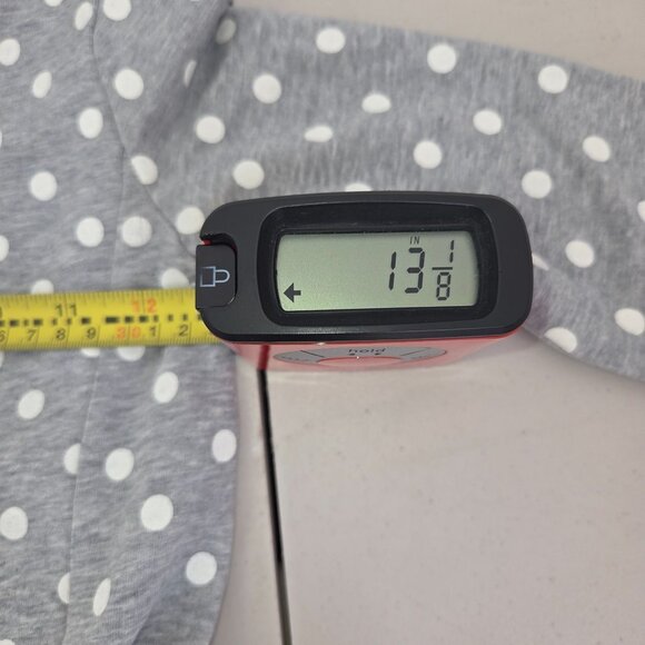 Matilda Jane Lead the Way Jacket 6 Gray polka dot eyelet trim pink ruffle 4172 - Picture 7 of 10